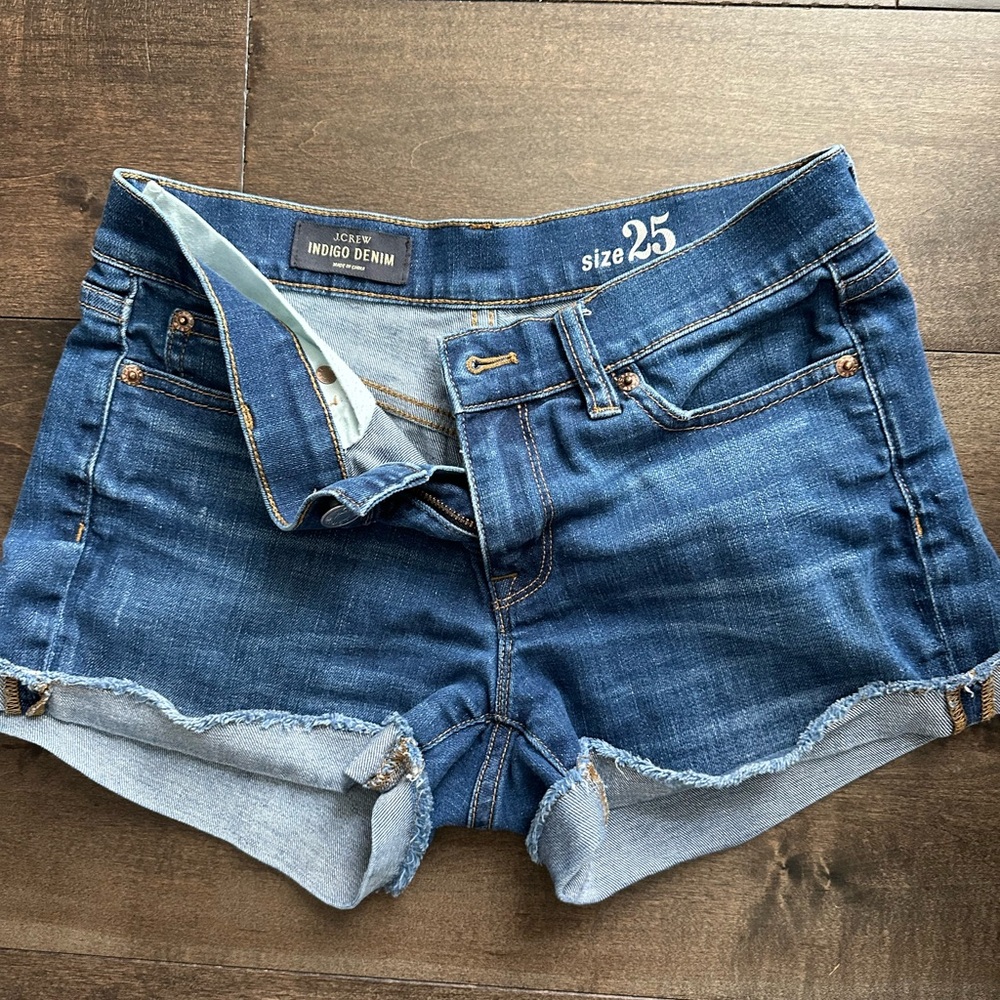 Jean shorts - medium wash J Crew